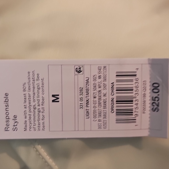 Wild Fable Women's Light Pink Satin Lace Trim Midi Skirt Berry Size M Waist 16 - Picture 8 of 8